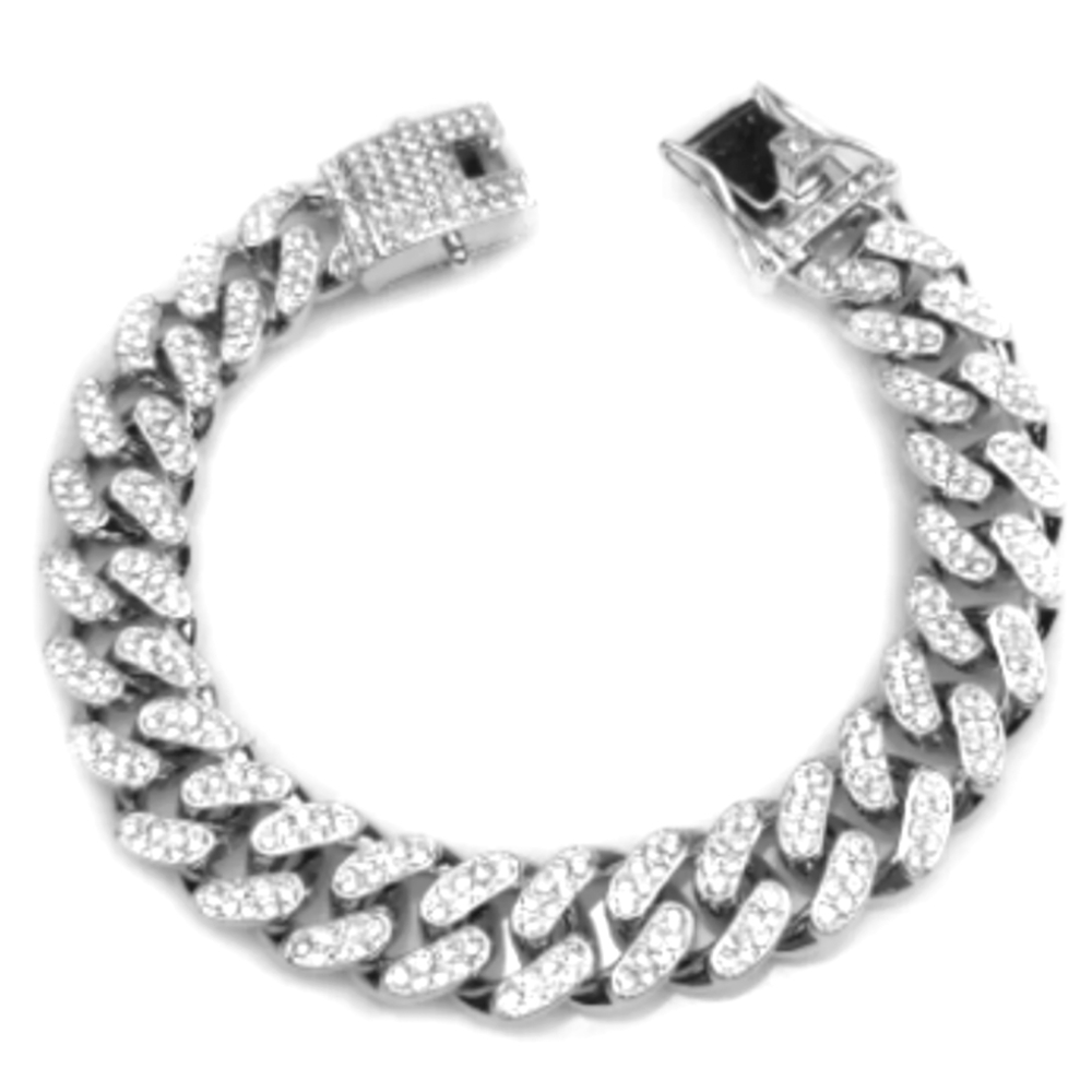 SOLD🆕Silver Rhinestone Bracelet - Picture 2 of 7